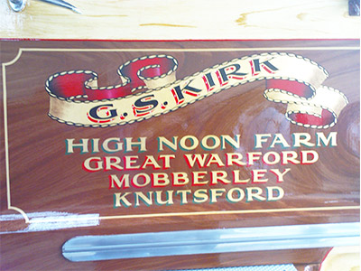 Robert Stevenson - The Signwriter, Staffordshire - Gold Leaf & Gilding